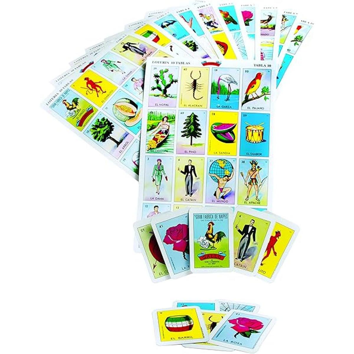 Juego de lotería mexicana Don Clemente mazo de cartas