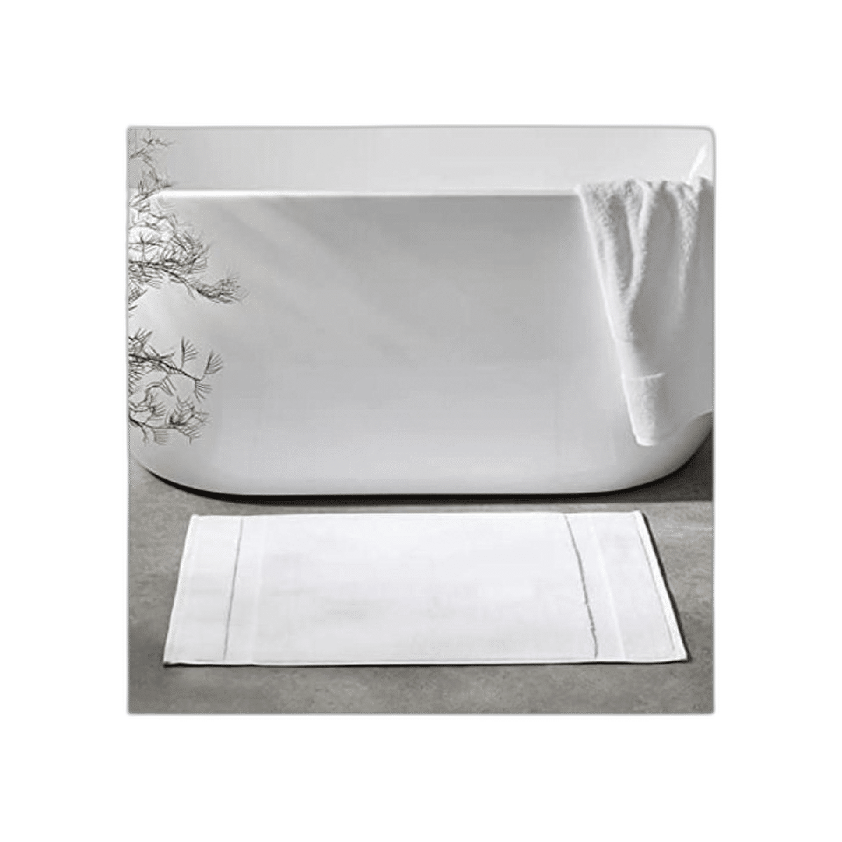 Amazon Aware Tapete de baño 100 algodón orgánico 20 x 31