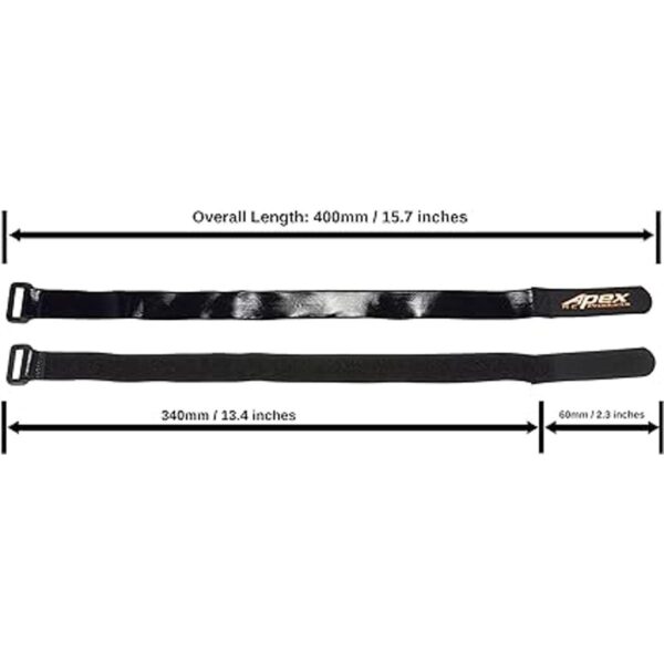5 Unidades 20 mm x 400 mm HD antideslizante de goma_2