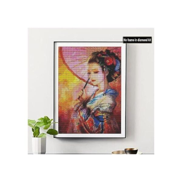 Kit de pintura de diamantes 5D para mujeres japonesas con