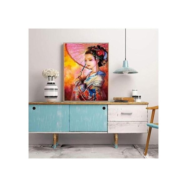 Kit de pintura de diamantes 5D para mujeres japonesas con