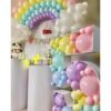 Kit de arco de guirnalda de globos pastel 132 globos de