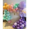 Kit de arco de guirnalda de globos pastel 132 globos de