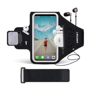 HAISSKY Brazalete de correr con bolsa de Airpods para_1