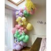 Kit de arco de guirnalda de globos pastel 132 globos de