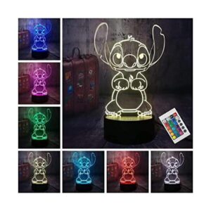 LOUHH Luz nocturna de puntada regalos de Lilo and Stitch_1