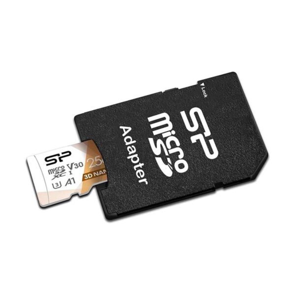 Silicon Power Tarjeta micro SD de 256 GB U3 SDXC de hasta