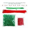Juego de 48 adornos de cuentas de Navidad para