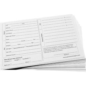 Tarjetas de aseo para perros 100 unidades 8 x 5_1