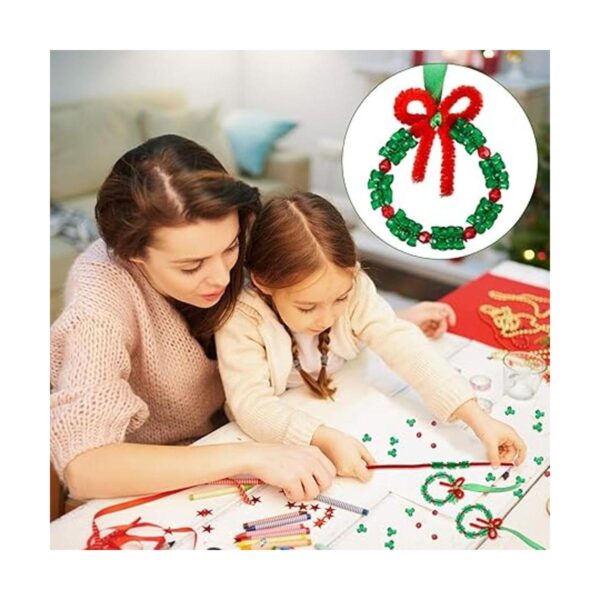 Juego de 48 adornos de cuentas de Navidad para