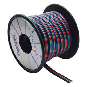 TUOFENG Cable de 4 núcleos de 22 AWG cable eléctrico de_1