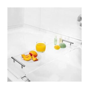 Navaris Bandeja de baño de acrílico estante de puente