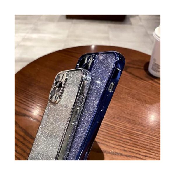Fycyko Funda compatible con iPhone 12 con purpurina de_3