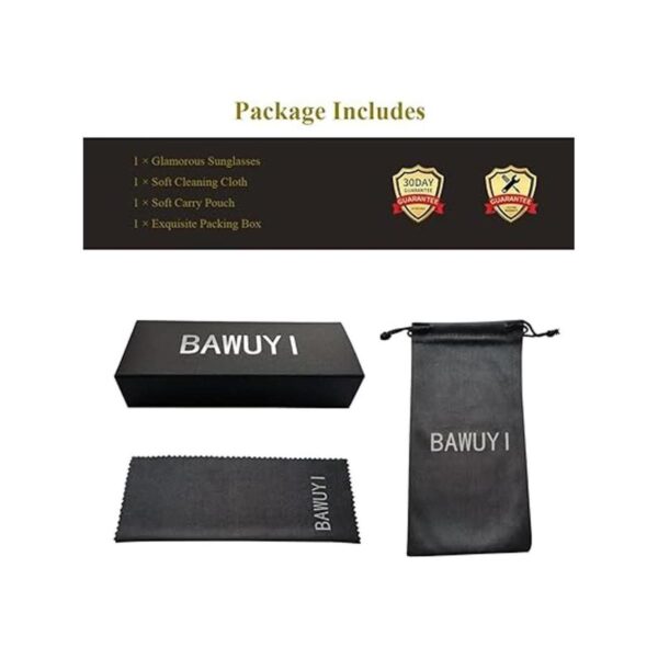 BAWUYI Y2K Gafas de sol envolventes para hombres y_6