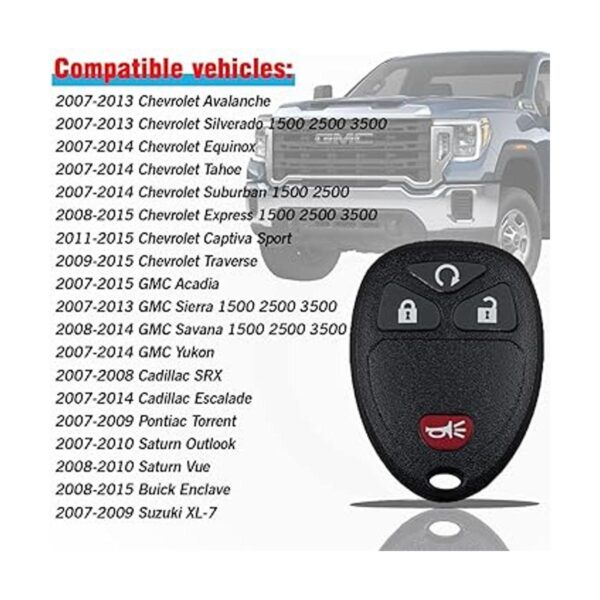 Llavero de coche con control remoto de entrada sin llave_3