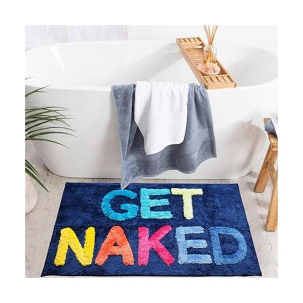 Alfombra de baño para desnudos divertida linda alfombra