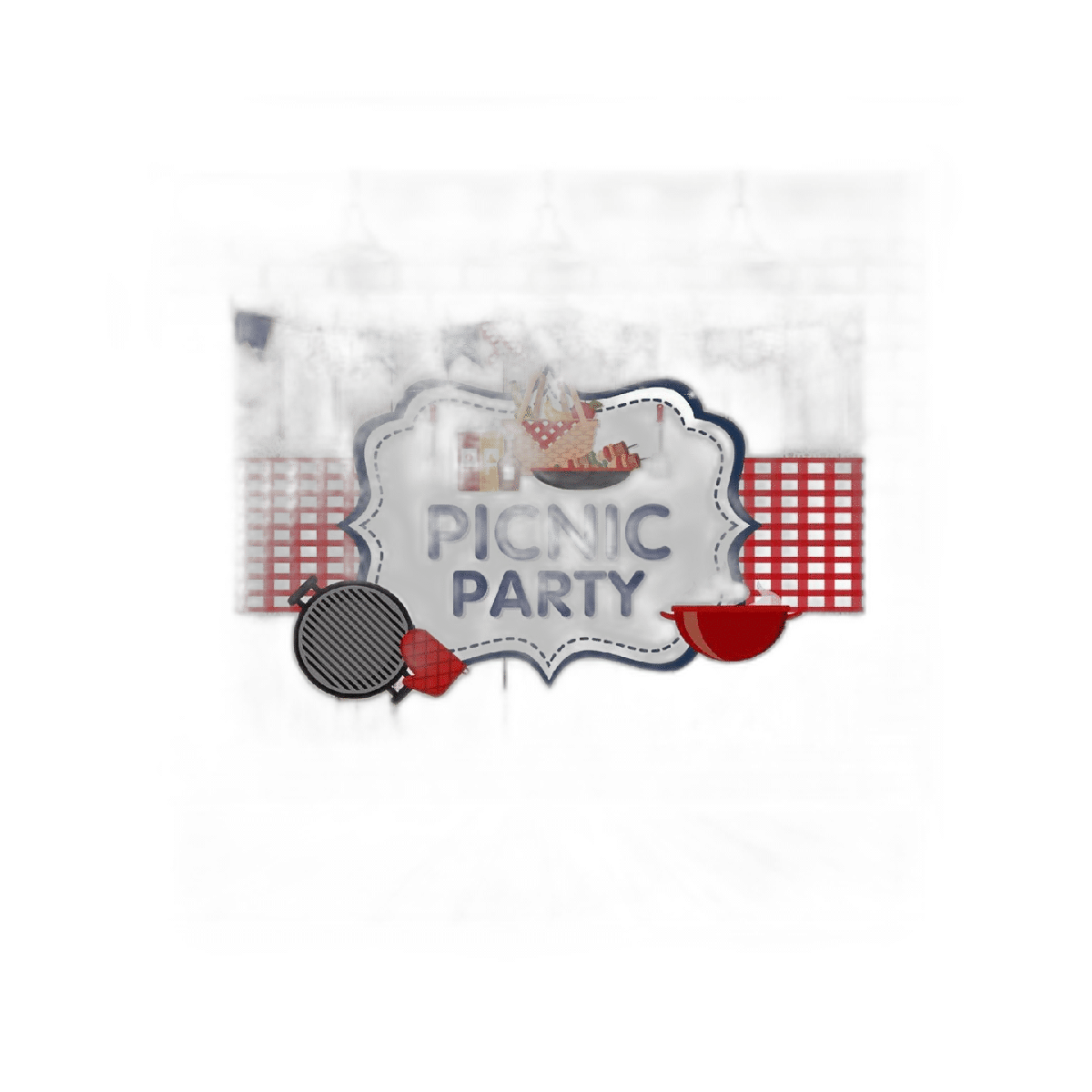 Lofaris Fondo de picnic para fiestas de cumpleaños para