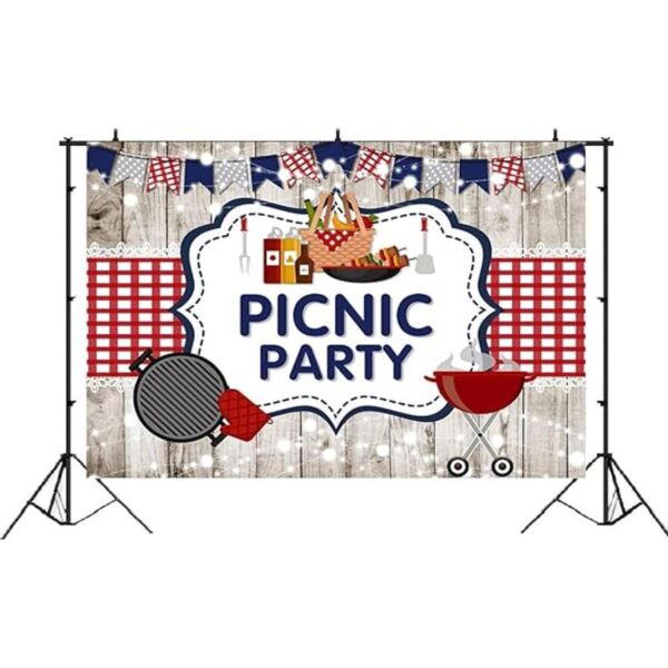 Lofaris Fondo de picnic para fiestas de cumpleaños para_2