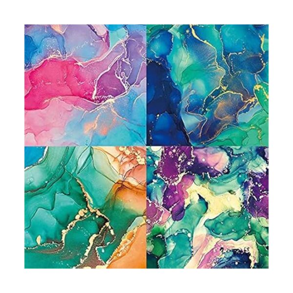 DESEACO Bloc de papel para álbum de recortes de mármol de_2