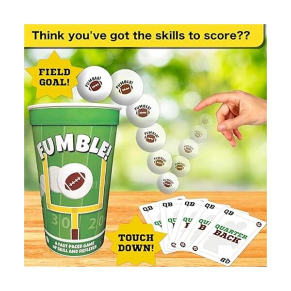 Fumble Juego de cartas de fútbol y pong para adultos y_2