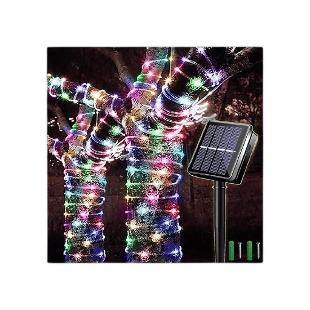 300 luces LED solares para exteriores 99 pies tira de