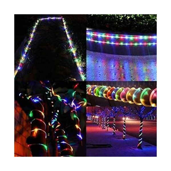 300 luces LED solares para exteriores 99 pies tira de_5