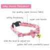 PetSoKoo Bowtie Chirimen Collar de gato con campana.