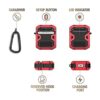 Koaichi Compatible con AirPods funda funda protectora_6