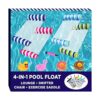 Paquete de 4 flotador inflable para piscina para adultos