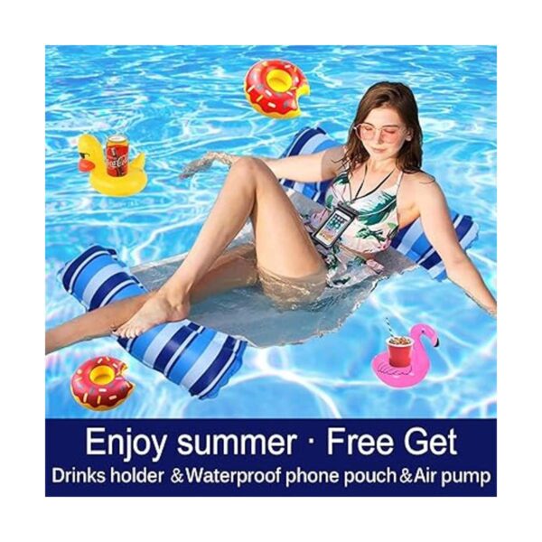 Paquete de 4 flotador inflable para piscina para adultos