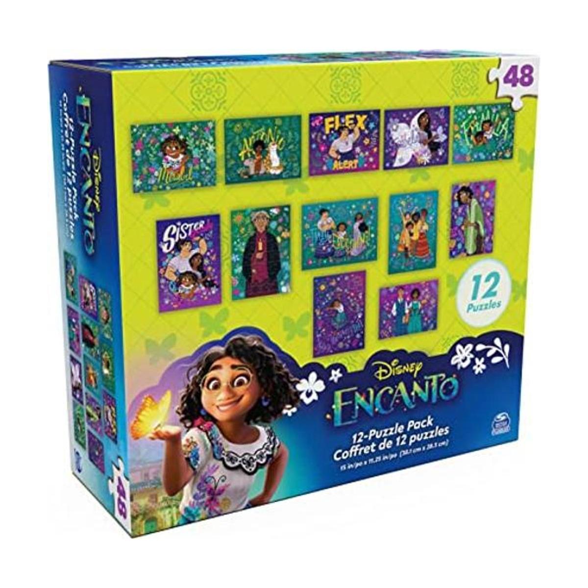 Disney Encanto 12 rompecabezas de 48 piezas fácil y