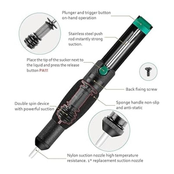 MOGAOPI Mecha de soldadura y bomba de desoldadura