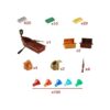 NW 160pcs pirata bloques de construcción simple accesorios_2