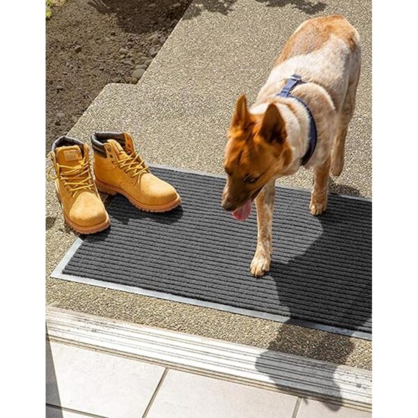 J M Home Fashions Alfombra de pasillo acanalada_5