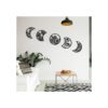 5 piezas de decoración de pared de fase lunar estilo