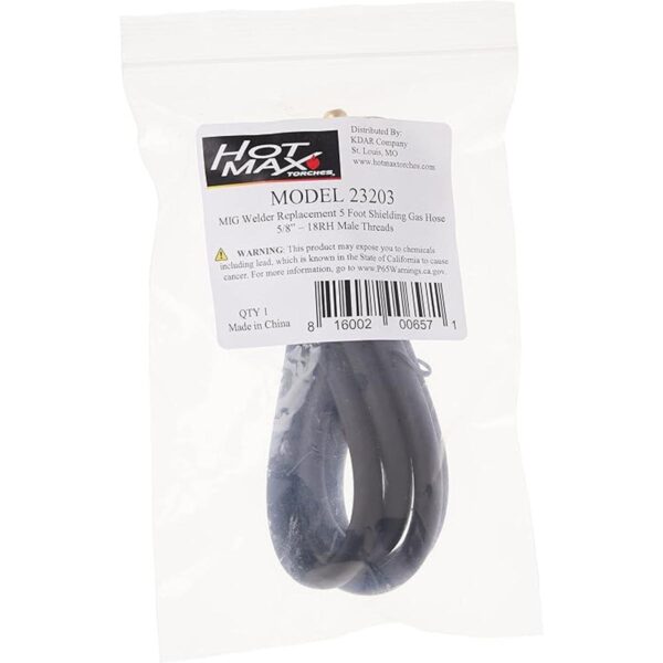 Hot Max 23203 Soldador MIG Reemplazo Manguera de gas 5Feet_4