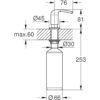 GROHE 40553000 Zedra Dispensador de jabónloción cromo_4