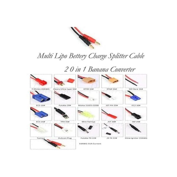 Padarsey RC Lipo Adaptador de cargador de batería con_2