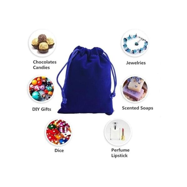 KUPOO 25 bolsas de terciopelo con cordón de 5.0 x 7.0 in_3