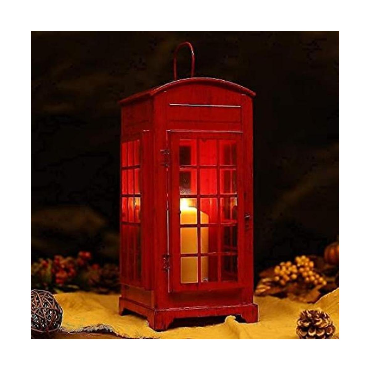 JHY DESIGN Farol decorativo de vela de 12 pulgadas de