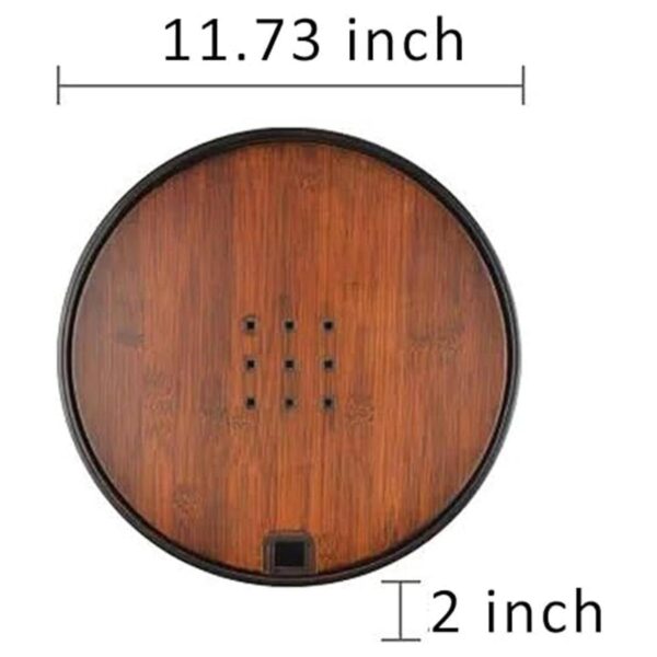 Simple Bandeja de té de bambú Gongfu juego de té vintage_4