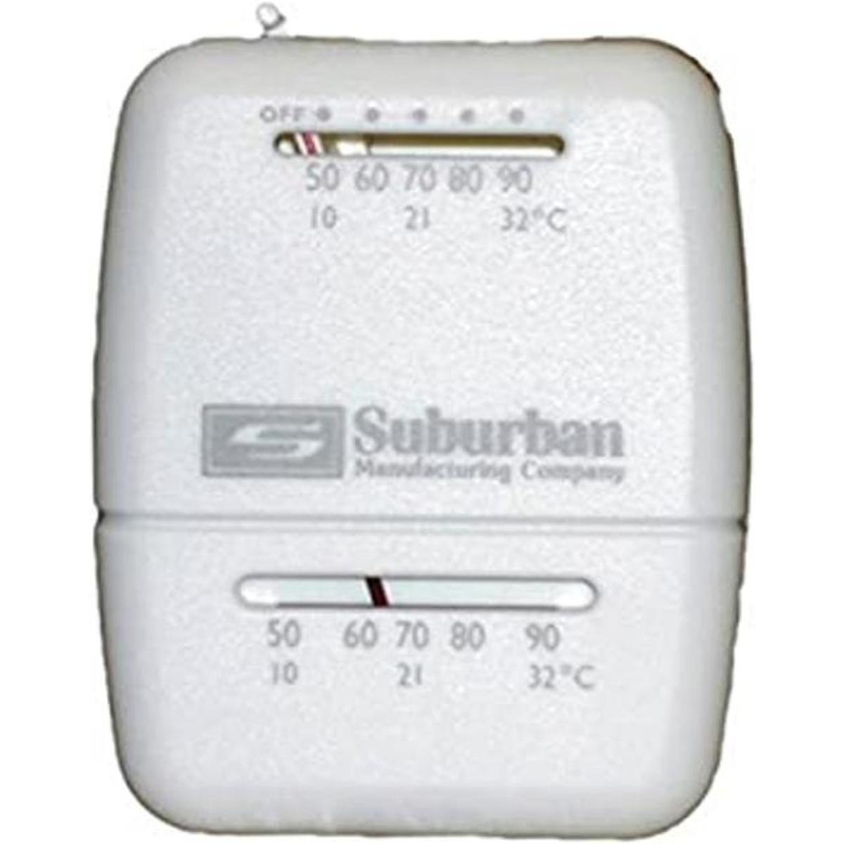 Suburban 161154 termostato de pared solo calor color