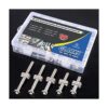 Glarks 100 piezas M6 x 354555652.953 in hexagonal kit