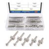 Glarks 100 piezas M6 x 354555652.953 in hexagonal kit
