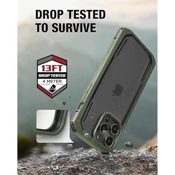 Raptic Funda segura para iPhone 14 Pro Max protección_2