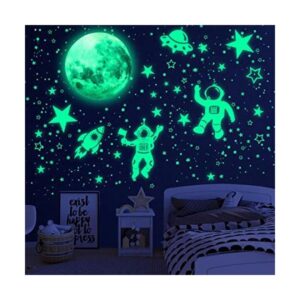 Calcomanías de pared luminosas con estrellas que brillan