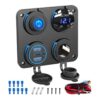 OUFFUN Panel de enchufe de cargador de 12 V 4 en 1 de_1