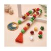 Beadthoven 120 cuentas de madera de Navidad de 0.630 in_6