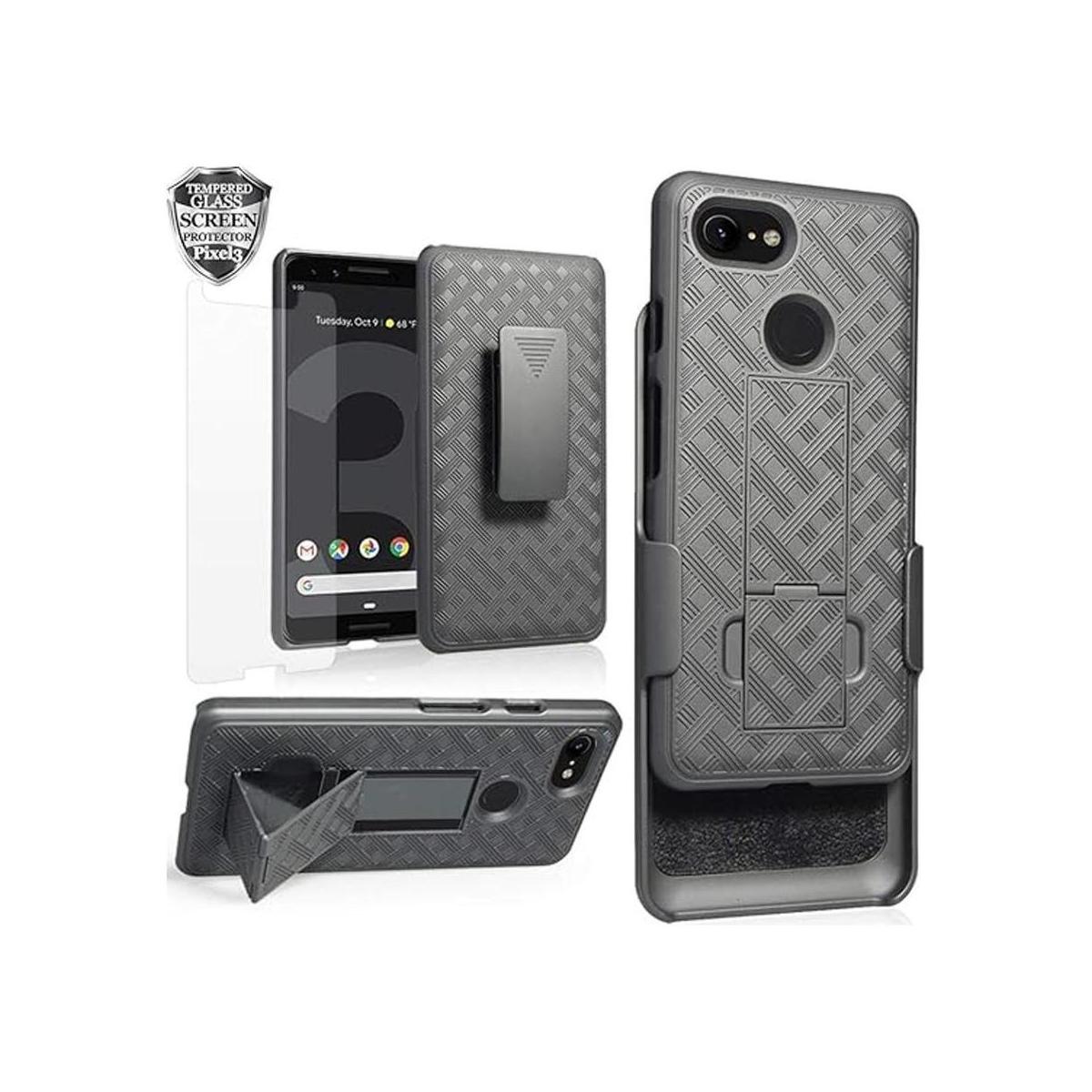 Funda para Google Pixel 3 protector de pantalla de