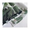 Cortina de ducha de camuflaje verde camuflaje caza verde
